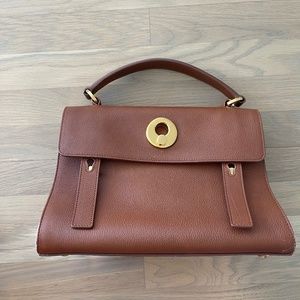 Saint Laurent Muse Two Small - Congac Brown